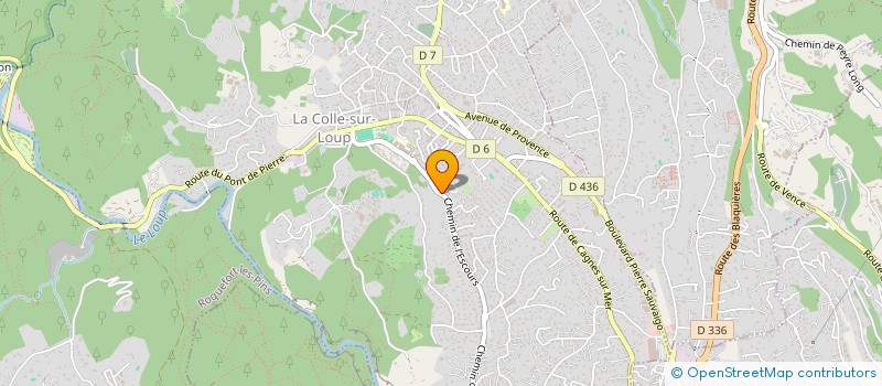 localisation de l'entreprise SCI A CAPITAL VARIABLE NEVE  LA COLLE-SUR-LOUP