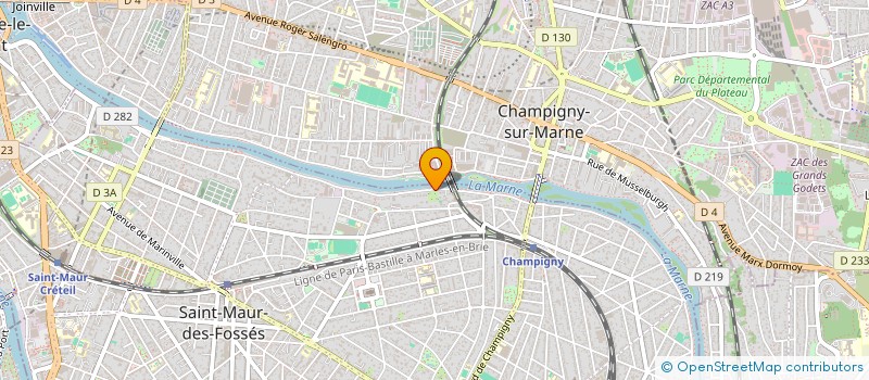 localisation de l'entreprise SCI  A CAPITAL VARIABLE ROMARONE à ST MAUR DES FOSSES