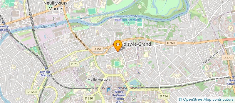 localisation de l'entreprise SCI A CAPITAL VARIABLE ST SAN 98  NOISY-LE-GRAND