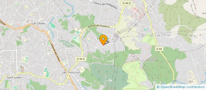 localisation de l'entreprise SCI A CASA MARINA  ALLAUCH