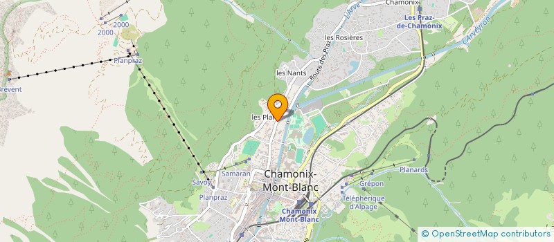 localisation de l'entreprise SCI A CHACUN SON EVEREST à CHAMONIX-MONT-BLANC