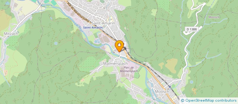 localisation de l'entreprise SCI A & CIE  MALMERSPACH