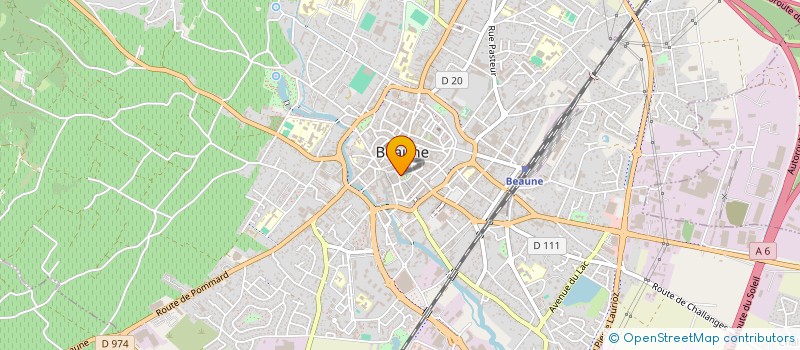 localisation de l'entreprise SCI A CINQ à BEAUNE