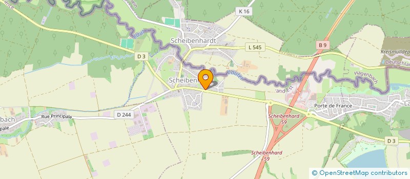 localisation de l'entreprise SCI A COTE  SCHEIBENHARD