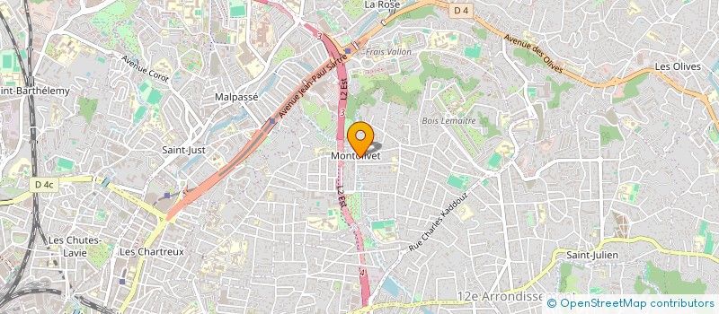 localisation de l'entreprise SCI A CUPULATTA à MARSEILLE 12EME