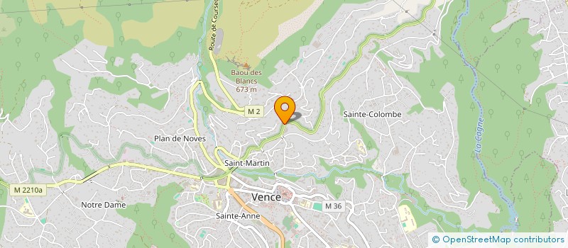 localisation de l'entreprise SCI A&D  VENCE