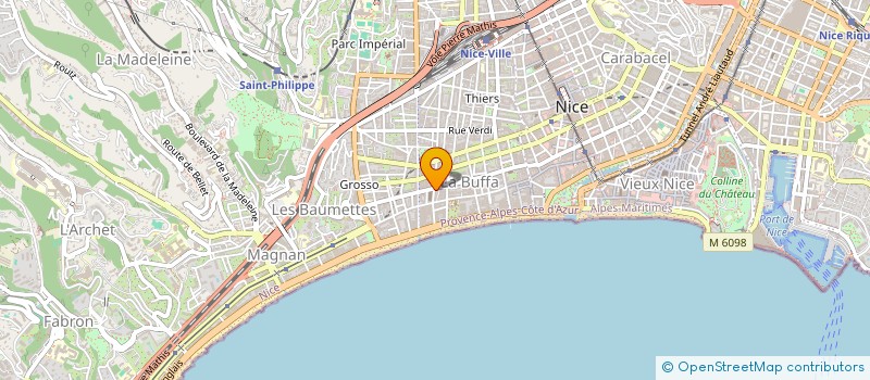 localisation de l'entreprise SCI A.D.A. à NICE