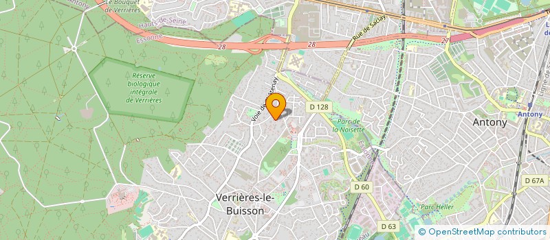 localisation de l'entreprise SCI A&D ASSOCIES à VERRIERES-LE-BUISSON