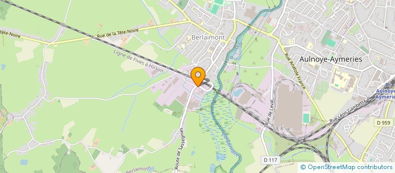 localisation de l'entreprise SCI A.D.D.  PONT-SUR-SAMBRE