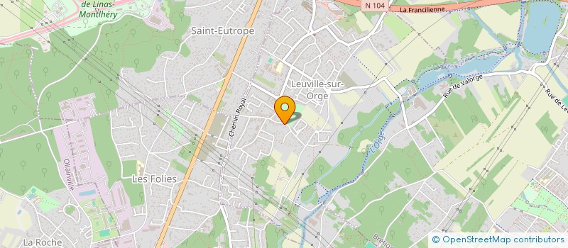 localisation de l'entreprise SCI A.D.D.  LEUVILLE-SUR-ORGE