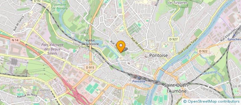 localisation de l'entreprise SCI A  D D N  PONTOISE