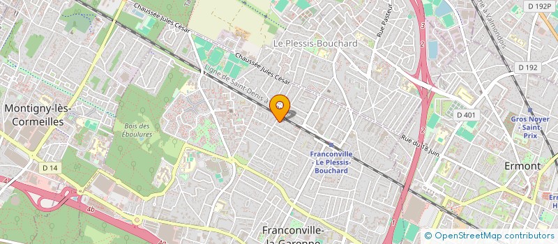 localisation de l'entreprise SCI A.D.F.  FRANCONVILLE