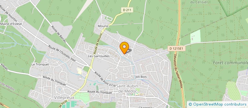 localisation de l'entreprise SCI A.D.F.M VAL DE BIEVRE  SAINT-AUBIN-DE-MEDOC