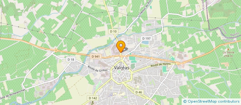 localisation de l'entreprise SCI A.D.FORM à VALREAS