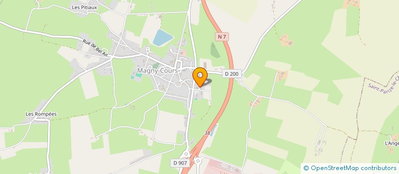 localisation de l'entreprise SCI A D G P à MAGNY-COURS