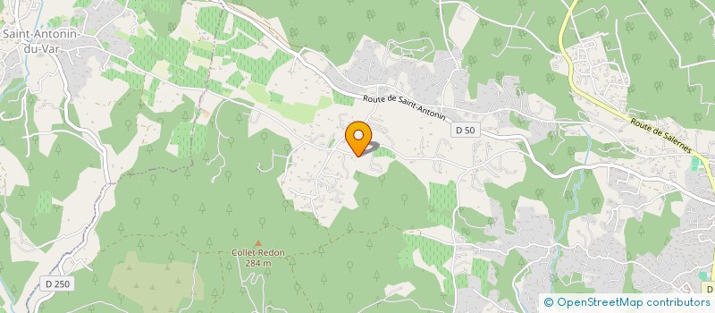 localisation de l'entreprise SCI A.D.H.  LORGUES