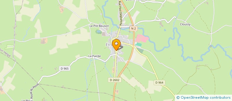 localisation de l'entreprise SCI A.D.J.  ETRUNGT