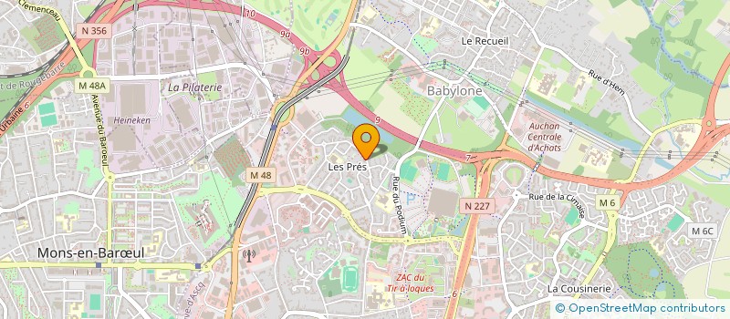 localisation de l'entreprise SCI A.D. KENNEDY à VILLENEUVE-D'ASCQ