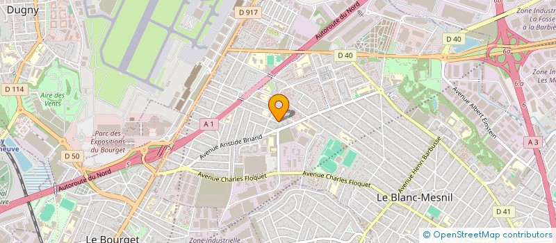 localisation de l'entreprise SCI A.D.L à LE BLANC-MESNIL