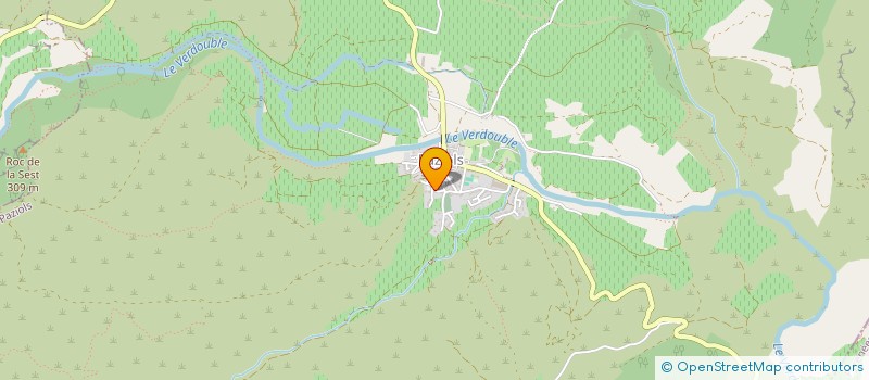 localisation de l'entreprise SCI A.D.M.  PAZIOLS