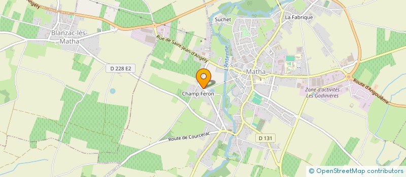 localisation de l'entreprise SCI A.D.N  MATHA