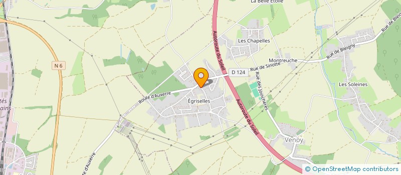 localisation de l'entreprise SCI A.D.N.M  VENOY