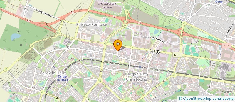 localisation de l'entreprise SCI A.D.O  CERGY