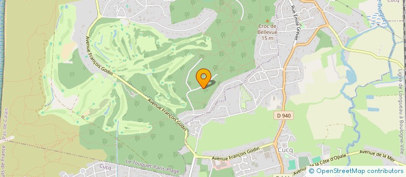 localisation de l'entreprise SCI A D P à LE TOUQUET-PARIS-PLAGE