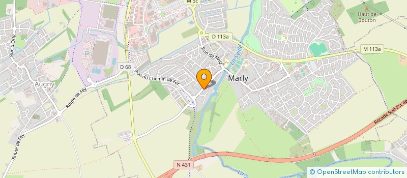 localisation de l'entreprise SCI  A.D.P.E.  MARLY