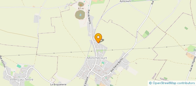 localisation de l'entreprise SCI A.D PATRIMOINE à MONCHECOURT