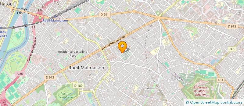 localisation de l'entreprise SCI A.D.S.E. à RUEIL-MALMAISON