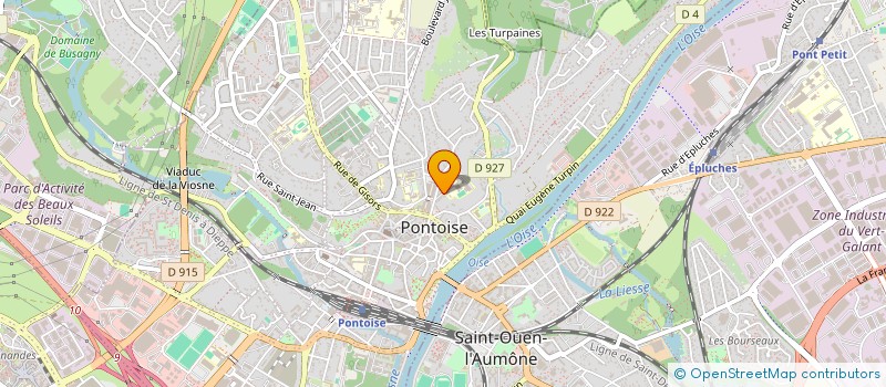 localisation de l'entreprise SCI A.D.V  PONTOISE