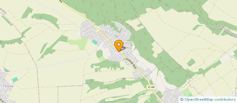 localisation de l'entreprise SCI A.D.V.M.  BLAINCOURT-LES-PRECY