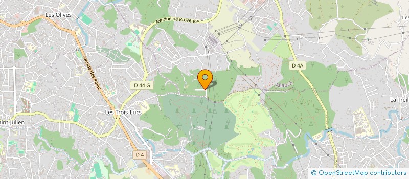 localisation de l'entreprise SCI A.DE.B  ALLAUCH