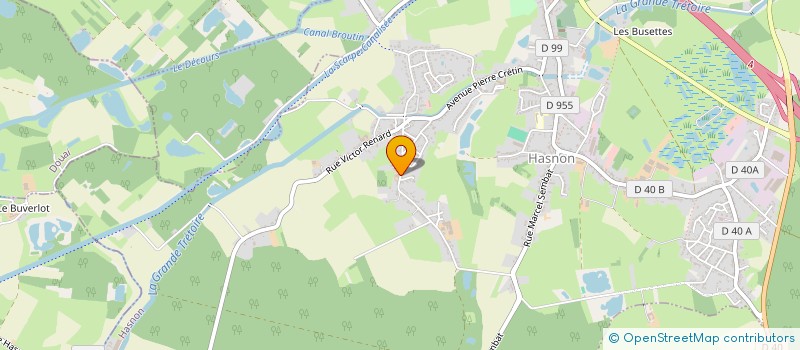 localisation de l'entreprise SCI A DELHAYE  HASNON