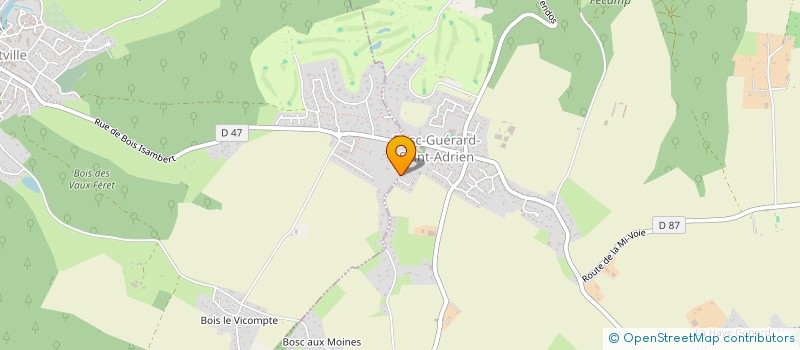 localisation de l'entreprise SCI A'DOCK  BOSC-GUERARD-SAINT-ADRIEN