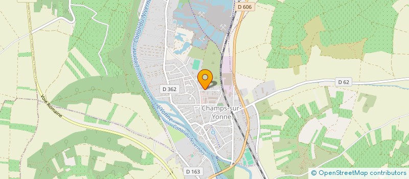 localisation de l'entreprise SCI A.E.3P  CHAMPS-SUR-YONNE