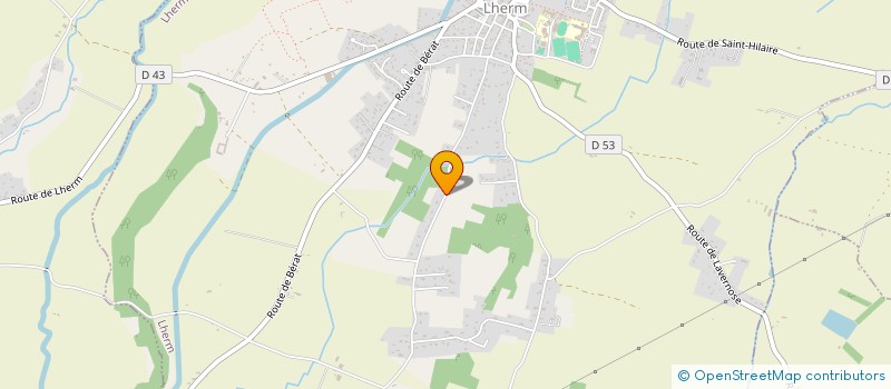 localisation de l'entreprise SCI A.E. à LHERM
