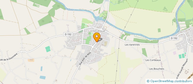 localisation de l'entreprise SCI A&E  RIVES-DU-LOIR-EN-ANJOU