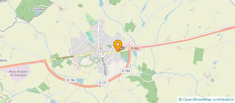 localisation de l'entreprise SCI A.E.A.  CORON