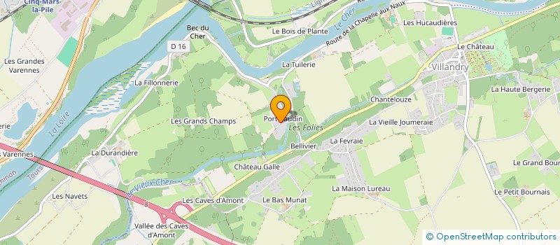 localisation de l'entreprise SCI A.E.B. à VILLANDRY