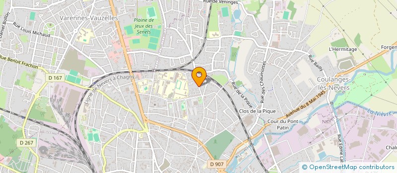 localisation de l'entreprise SCI A.E.B à NEVERS