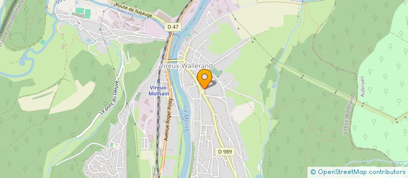 localisation de l'entreprise SCI A.E.C.  VIREUX-WALLERAND