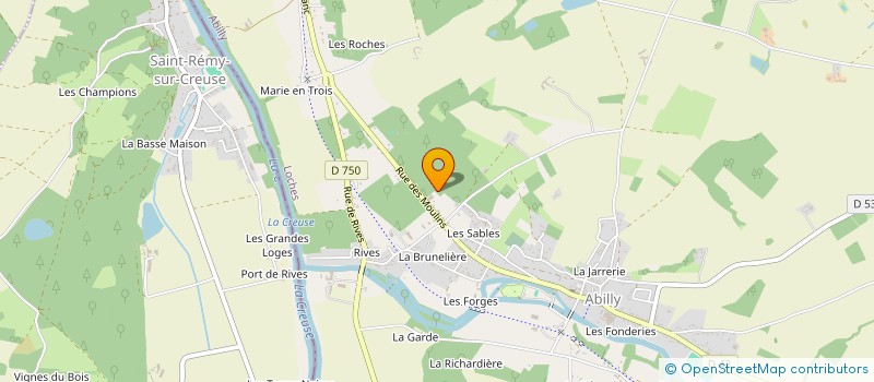 localisation de l'entreprise SCI A.E.C  ABILLY