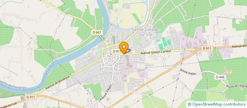 localisation de l'entreprise SCI A.E.D.I  SAINTE-LIVRADE-SUR-LOT