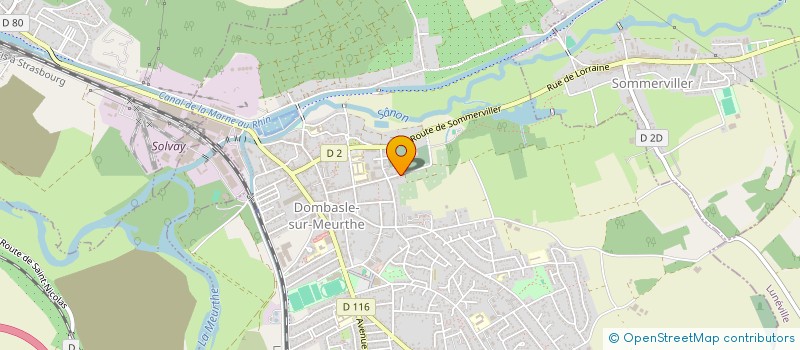 localisation de l'entreprise SCI A E M  DOMBASLE-SUR-MEURTHE