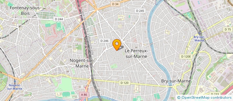 localisation de l'entreprise SCI A.E.N  LE PERREUX-SUR-MARNE