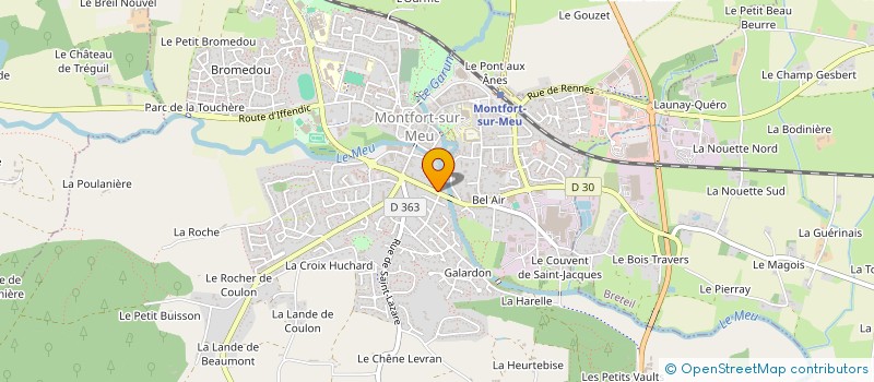 localisation de l'entreprise SCI A.EGREM  MONTFORT-SUR-MEU