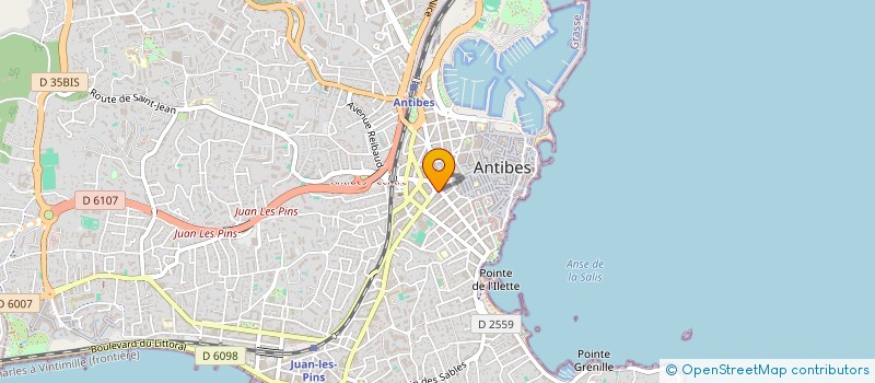 localisation de l'entreprise SCI A ET G à ANTIBES