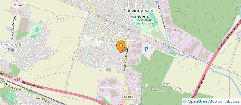 localisation de l'entreprise SCI A ET G IMMO  CHEVIGNY-SAINT-SAUVEUR